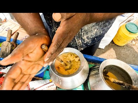 Famous Indian Chole Ka Sattu Drink Making | Indian Street Food |