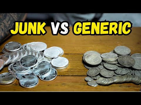 JUNK SILVER vs GENERIC ROUNDS 🥊 #silverstacking #silver #coin #junksilver #silverbullion #money