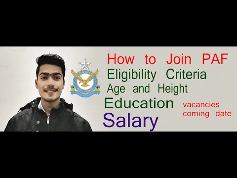 Information About PAF GD Pilot Eligibility Criteria How to join PAF as a GD Pilot after F.SC & I.CS
