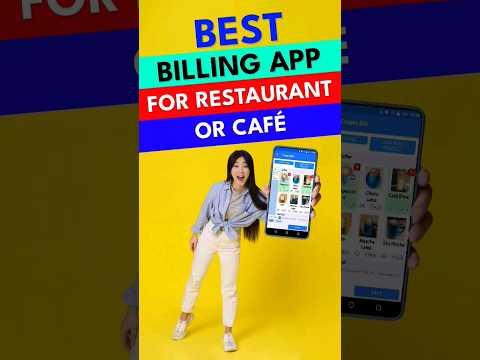 Best Billing Software for Cafe and Restaurant | Live Demo #shorts