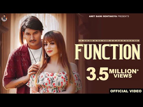 AMIT SAINI ROHTAKIYA : Function फंक्शन ( Official Video ) New Haryanvi Songs Haryanavi 2023