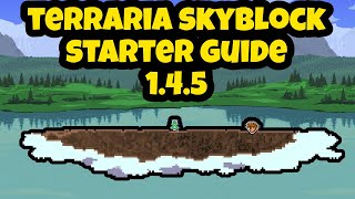 Terraria Skyblock Starter Guide | 1.4.5 | Skyblock | Beginner Guide