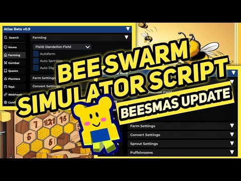 [🎄BEESMAS] 🐝Bee Swarm Simulator Script | Atlas beta v0..9 | The Best Ever Script🥶