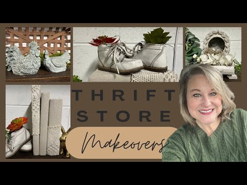 Thrift Store Makeovers using IOD and Fusion Mineral Paint/Thrift Flips/Iron Orchid Designs