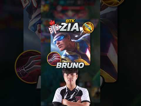 How BTK Zia Plays Bruno! Mobile Legends #mobilelegends #mlbb #gaming