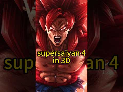 DAIMA GOKU GO SUPERSAIYAN 4 IN 3D | GOKU SAIYAN TRANSFORMATION EXCLUDE GODS #goku #dragonballdaima