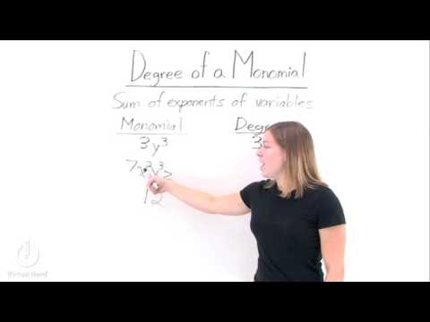 How Do You Find the Degree of a Monomial?