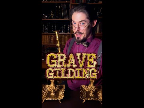 Gilding Gets Grave #history #science #facts #english #antique #vintage #gold #jewellery #chemistry
