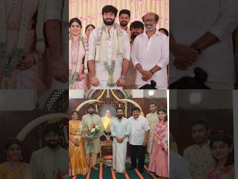 Prabhu's daughter marriage  Congratulations to the couple Adhik Ravichandran's marriage - Aishwarya