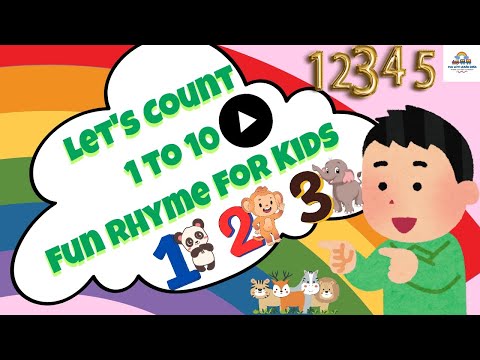 1 to 10 Counting Rhyme for Kids | Learn Numbers with Hindi + English Mix #countingrhymes #ginti1se10