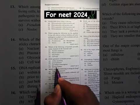 Neet biology question practise #motivationalvideo #neetmotivation #trending #trendingshorts