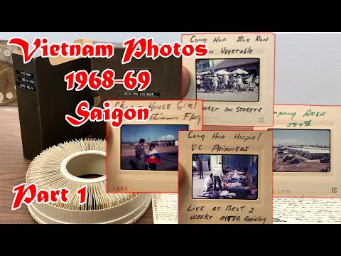 Vietnam War Photos Slide from 1968-1969 - Saigon Ho Chi Minh City Viet Cong US Military - Part 1