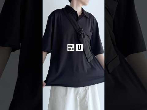 uniqloの大きめポロシャツってどう？#ユニクロu #ユニクロユー #ユニクロ #fashion #ユニクロ