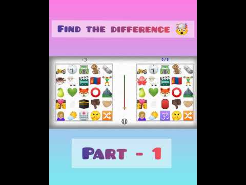 🔥find the difference 🤯 in 5 Seconds 🔥 [ part -1] #findthedifference#challenge#shorts