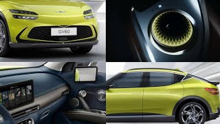 The 2023 Genesis GV60 Performance EV all electric SUV.