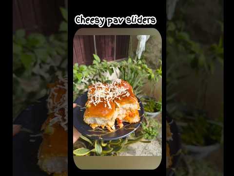 Cheesy pav sliders Recipe Cheese+pav= YESorNO?Tell me in the comment😍”#CheesyPavSliders #CheeseLover