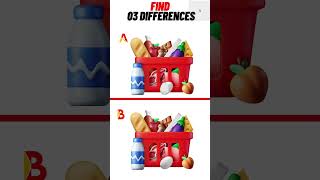 Find the differences #braingames #findthedifferencesgame  #brainpuzzles How Good Are Your Eyes📍