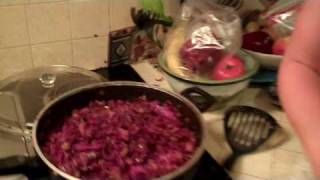 How to cook Red Cabbage (Sauerkraut subsitute)  part 5