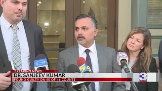 Dr. Kumar found guilty on 40 of 46 counts