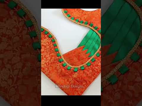 Beautiful blouse back design #shors #shortvideo