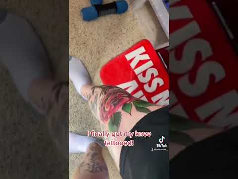 Finally getting my knee tattooed