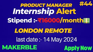 Product Manager Internship |