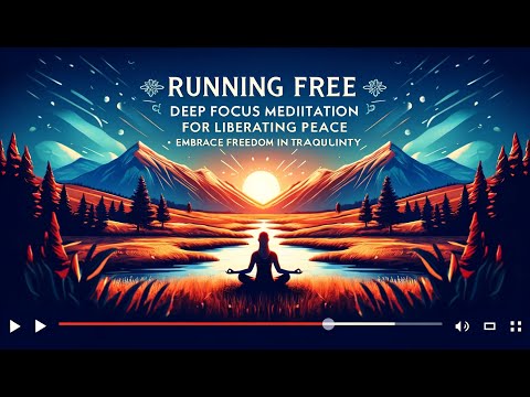 Running Free | Deep Focus Meditation for Liberating Peace | Embrace Freedom in Tranquility