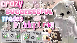 I GOT INSANE SUCCESSFUL TRADES IN ADOPT ME!! 🐧🧘🏼‍♀️ #adoptme #adoptmeroblox 