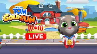 #Talking Tom Gold Run, Live Stream With Gaming Family, Champion Tom At Tom's World.