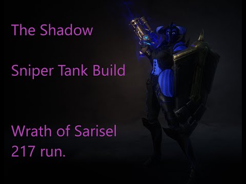 Wolcen 1.1.6.9 The Sniper Tank. Pistol & Shield / Railgun Shadow build. Wrath of Sarisel 217 run.