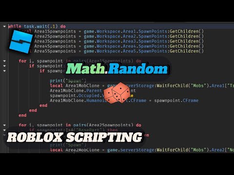 How to use Math.Random in Roblox Studio.