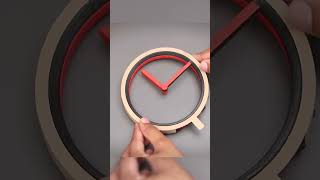 Clock with Invisible Mechanism Using Arduino #ideas #fyp #tips #creative #tricks #asmr #homemade #in