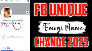 FACEBOOK UNIQUE EMOJI ID 2025 |❤️ FACEBOOK NEW WITHOUT UPDATE EMOJI NAME 🌸🙂
