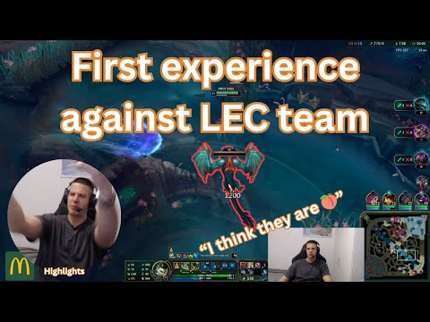 Velja shares thoughts on playing against an LEC team | NNO Highlights