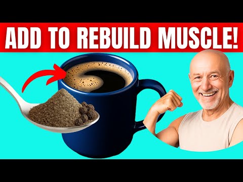 Add Black Pepper to Coffee: Boost MUSCLES and Energy After 60!