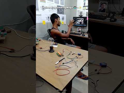 Python Programming Magic 🧑🏻‍💻👀✨ | #shorts #electronic #python