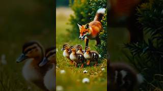 The Brave Duckling – A Tale of Courage 🐥🦊#ai #motivation stories