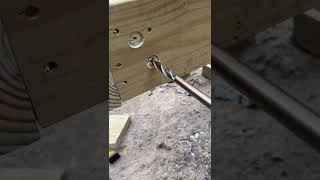 How to install deck post