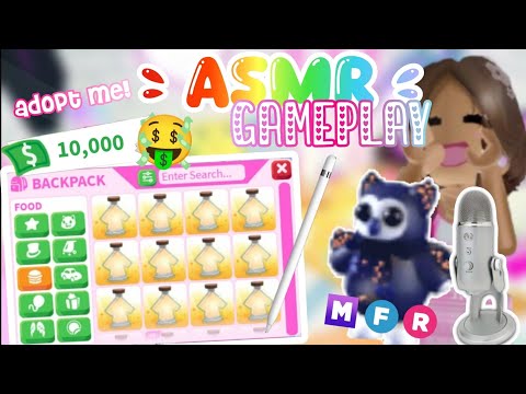 ASMR ADOPT ME GAMEPLAY - trading + grinding *sucessful*💕😛🖊️