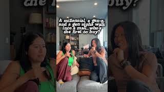 Millennial, Gen Z, and Gen Alpha walk into a mall...