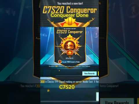 Conquerer Done C7S20 #shorts #pubgmobile #abbasplayz