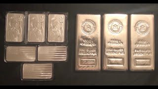 100 oz Silver Bar Stacking For the Long Haul