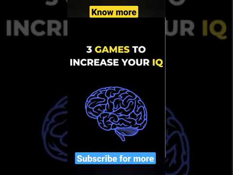 3 games to increase your IQ must play by every youths #shorts