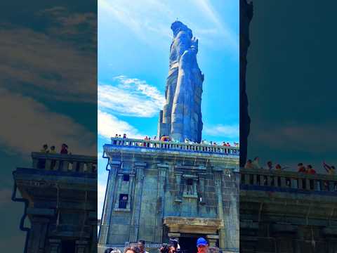 133ft Thiruvalluvar statue in Kanyakumari -A place where history Stands #kanyakumaridiaries #tamil🌊