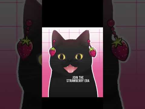 Free Strawberry Earrings VTube Studio Live2D Asset!