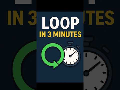 Loop and Types of Loops in Java Explained in 3 Minutes |  #java #javaloops #forloop #javaee