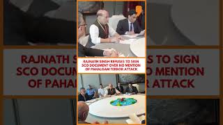 Rajnath Singh Refuses To Sign SCO Document Over Pahalgam Attack Omission | News9