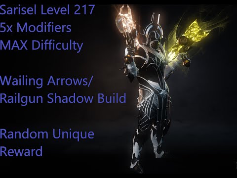 Wolcen 1.1.5.0 Wailing Arrow/Railgun Build Max Difficulty 217 Sarisel Run, 5x Mods For Unique Reward