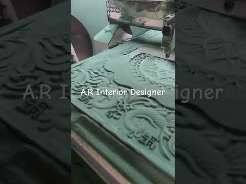 Cnc working time |3D design |smoothness |#artcam #cncsoftware #furniture #homedecor #cnc