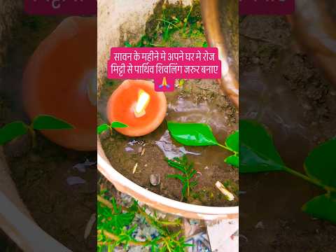 सावन के महीने मे अपने घर मे रोज पार्थिव शिवलिंग बनाना चाहिए 🙏#शिव #shivmandirakhadakarala #upay